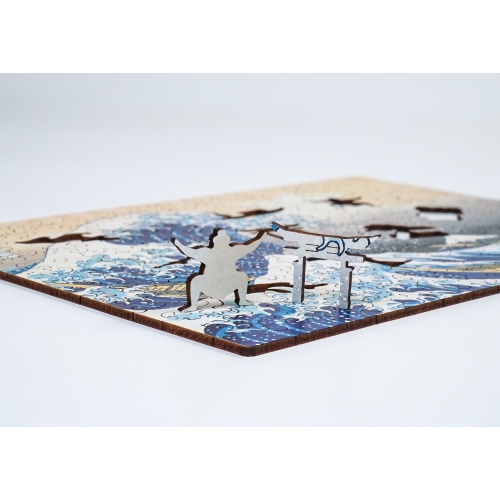 Drewniane puzzle A4 Hokusai Katsushika 